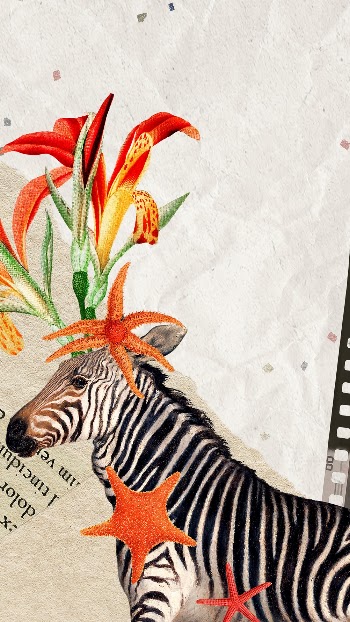 Zebra iPhone wallpaper, vintage surreal | Free Photo - rawpixel