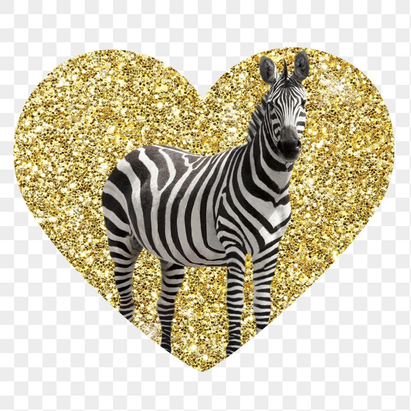 Zebra png badge sticker, gold | Free PNG - rawpixel