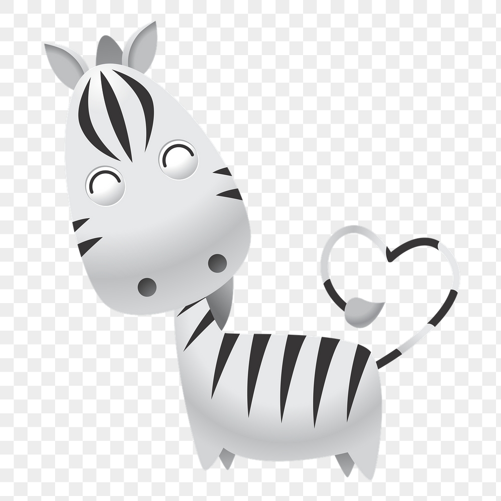 Zebra png sticker, cute animal | Free PNG - rawpixel