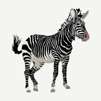 Zebra zoo animal  clipart, | Free PSD - rawpixel