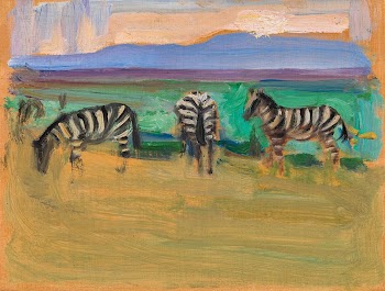 Zebras, oil painting. Original public | Free Photo - rawpixel