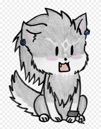 Zelda Twilight Princess Chibi Wolf Link By Tioe On - Twilight Princess Wolf Drawing