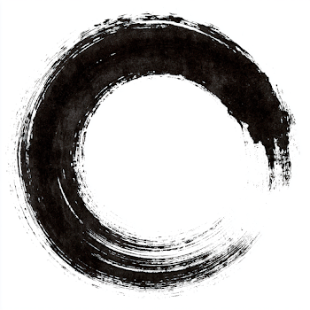Zen Enso Circle in Ink