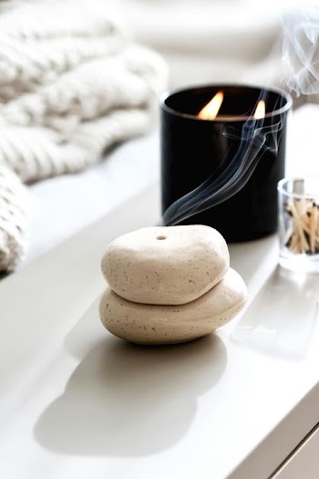Zen Relaxation Setting with Aromatherapy and Decorative Stones
