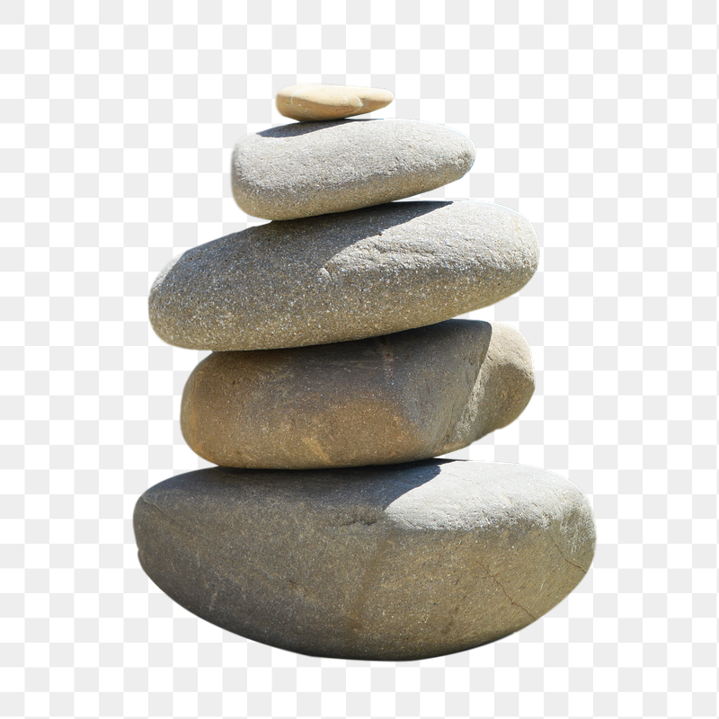 Zen rocks png sticker, transparent | Free PNG - rawpixel