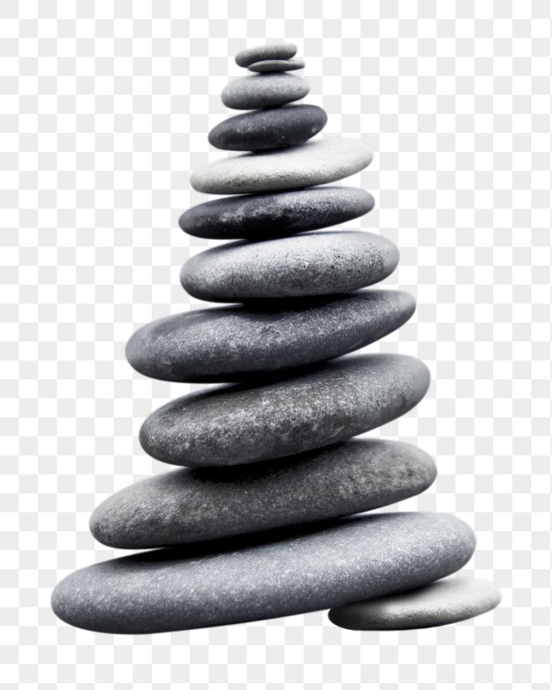 Zen stones png sticker, mental | Free PNG - rawpixel