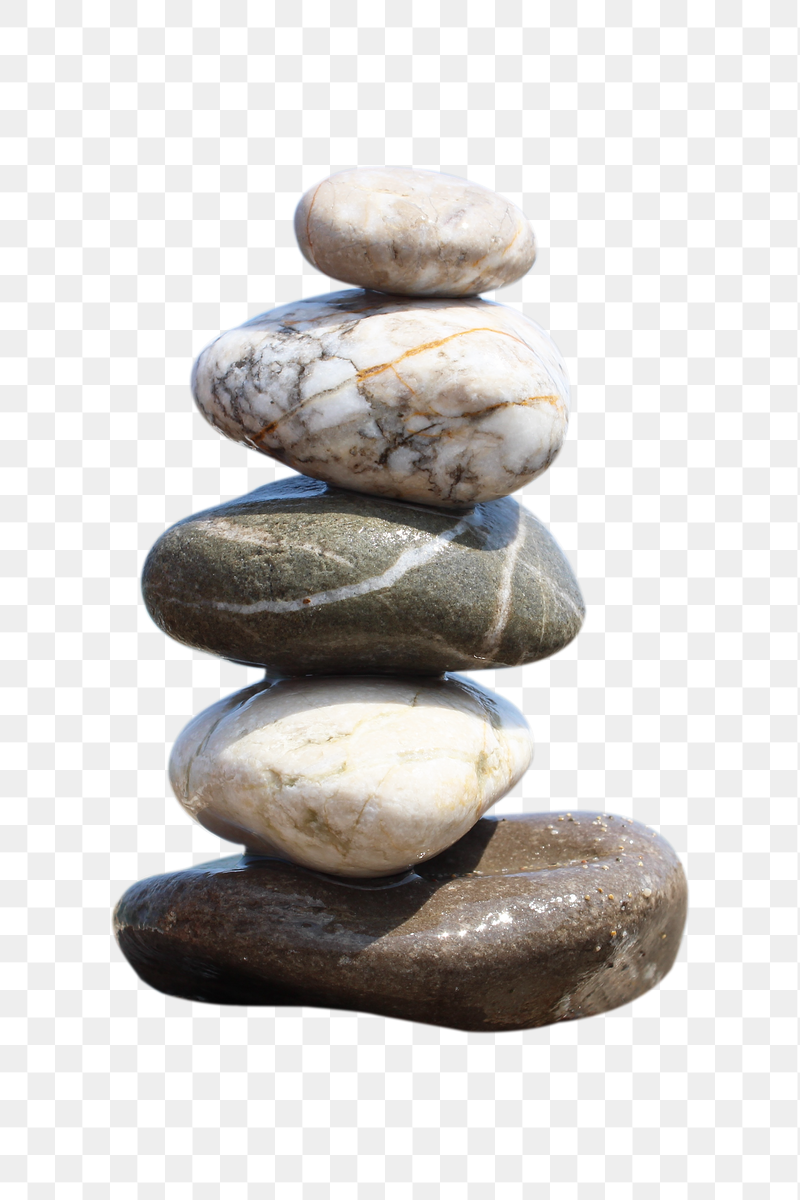 Zen stones png sticker, transparent | Free PNG - rawpixel