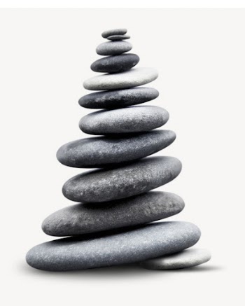 Zen stones sticker, mental health | Free PSD - rawpixel