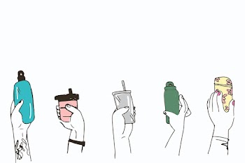 Zero waste doodle psd, eco-friendly concept | Free stock illustration | High Resolution graphic