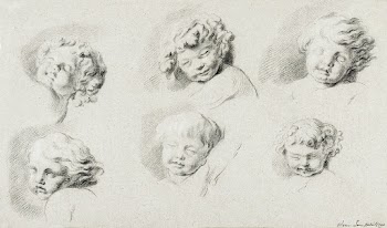 Zes kinderkopjes (1790) by Willem van Leen. Original from The Rijksmuseum. Digitally enhanced by rawpixel.
