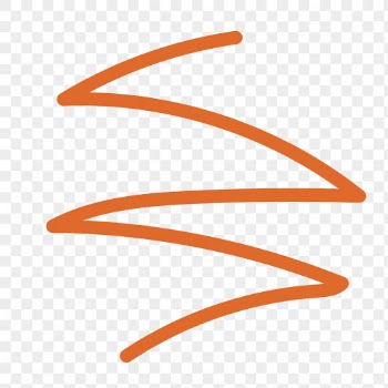 Zig-zag png line clipart, orange | Free PNG - rawpixel