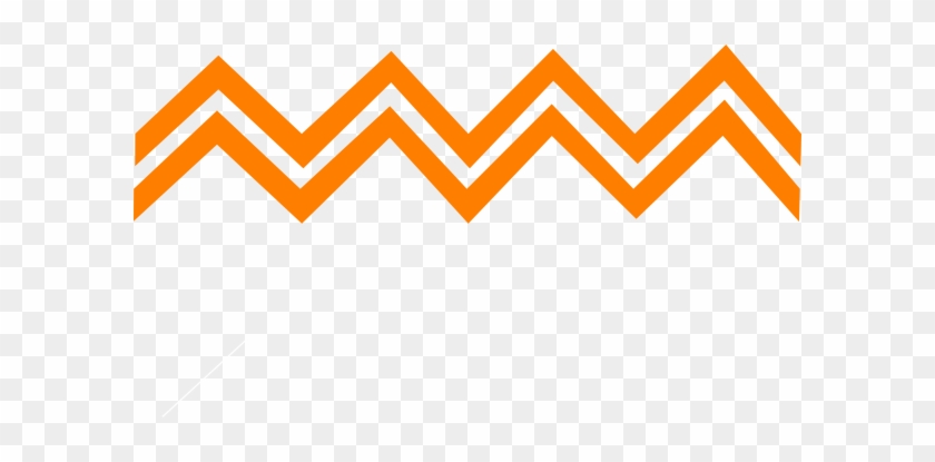 Zigzag - Orange Zig Zag Line
