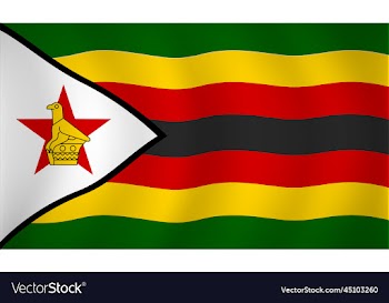zimbabwe flag background