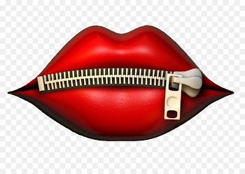 Zipper Lip Mouth Clip art - Zip lips 