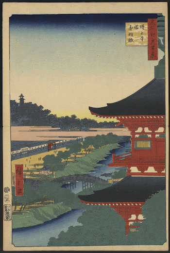 Zōjōji tō akabane. Original from the Library | Free Photo - rawpixel