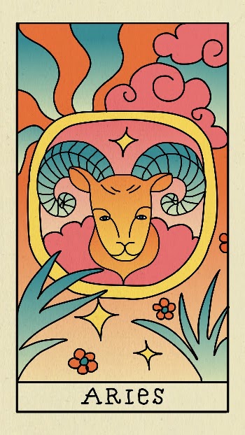 Zodiac Aries tropical mobile phone | Free Vector Illustration - rawpixel