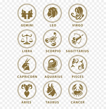 Zodiac Astrological sign Clip art - Transparent Zodiac Signs Set PNG Clipart Image 