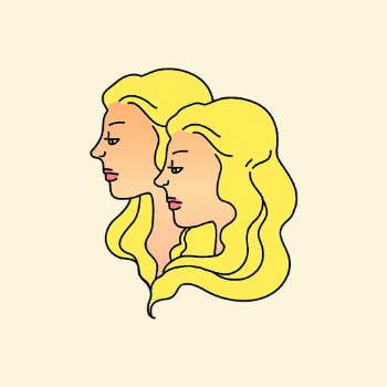 Zodiac sign Gemini, color illustration | Free PSD Illustration - rawpixel