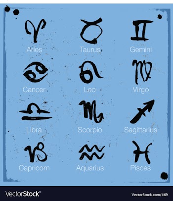 Zodiac signs vector image