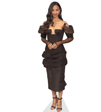 zoe-saldana-black-dress- ...