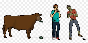 Zombie Food Chain By Xdark Angel 131x - Food Chain With A Cow