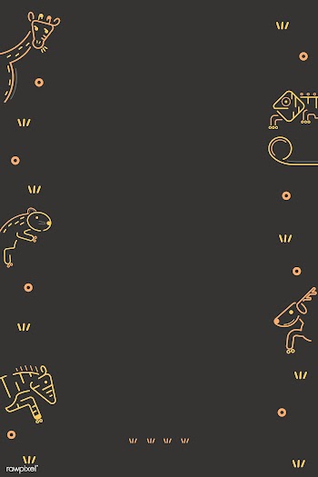 Zoo animal patterned frame | Free stock vector - 1205084