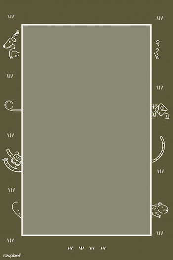 Zoo animal patterned frame | Free stock vector - 1205105