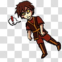 Zuko shimeji, male anime character transparent background PNG clipart