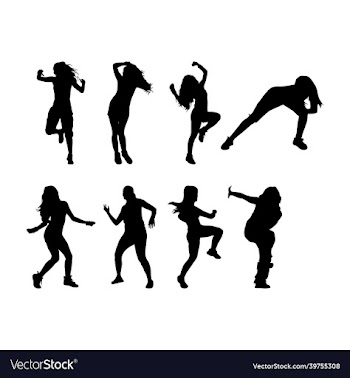 zumba silhouettes