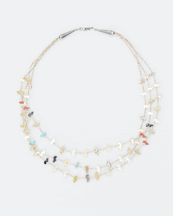 Zuni bear fetish necklace; triple | Free Photo - rawpixel