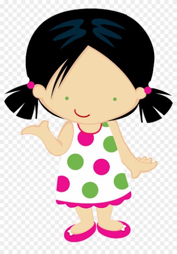 Zwd Girl 3 - Girl Saying Hello Clipart