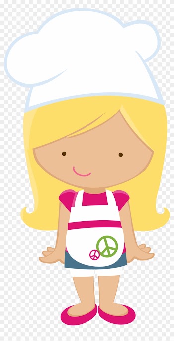 Zwd Pizza Party - Cooking Girl Clipart Png