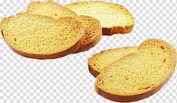 Zwieback Toast Rye bread Pumpkin bread, Rusk transparent background PNG clipart