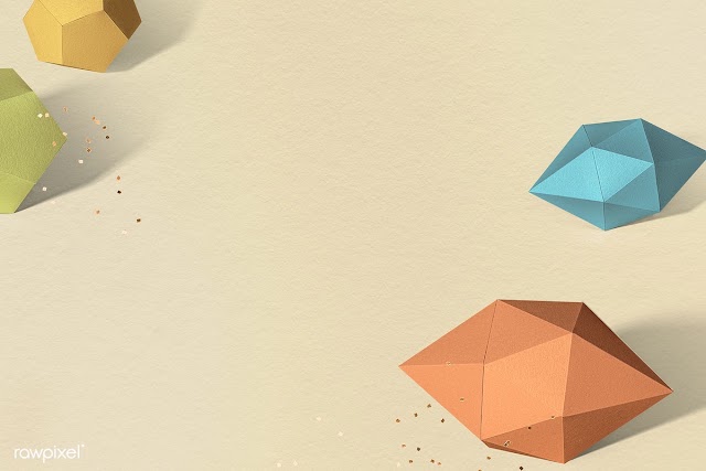 3D colorful elongated hexagonal bipyramid and gray pentagon dodecahedr.. | Free  illustration - 2353674