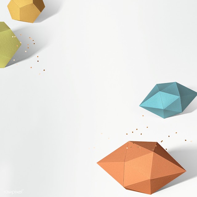 3D colorful elongated hexagonal bipyramid and gray pentagon dodecahedr.. | Free  transparent png - 2353661