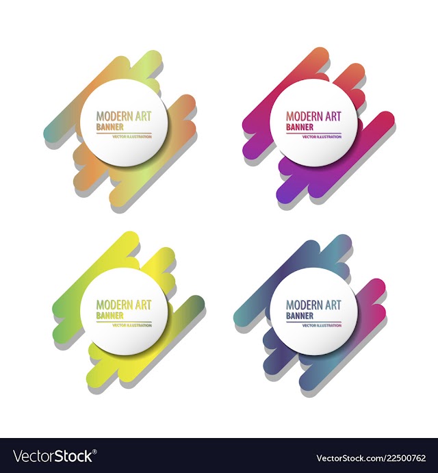 A minimalistic hipster colored frame design line vector image