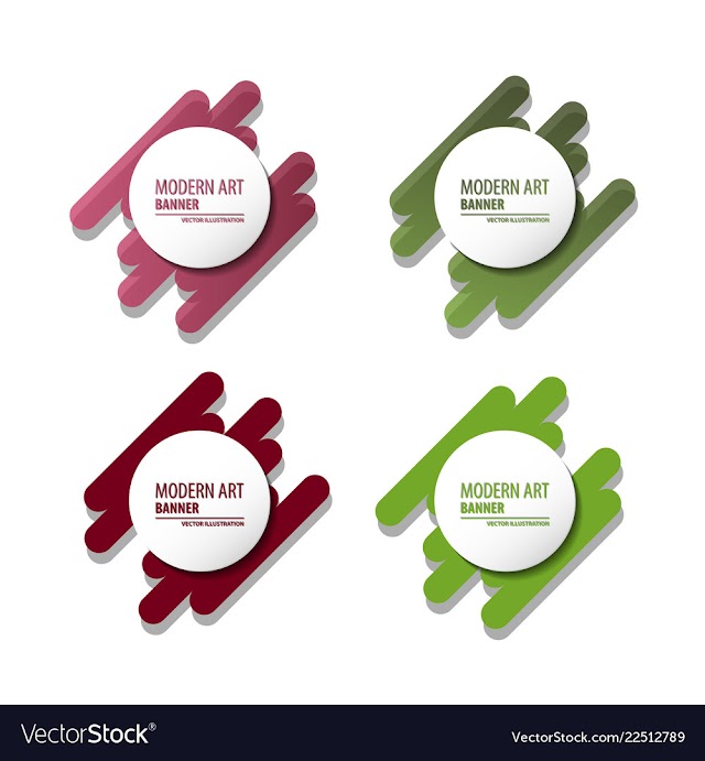 A minimalistic hipster colored frame design line vector image