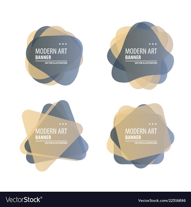 A minimalistic hipster colored frame design line vector image