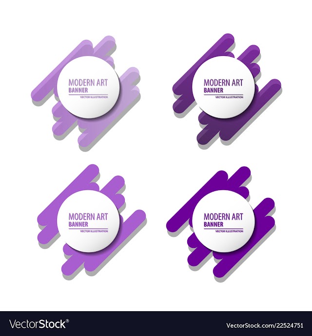 A minimalistic hipster colored frame design line vector image