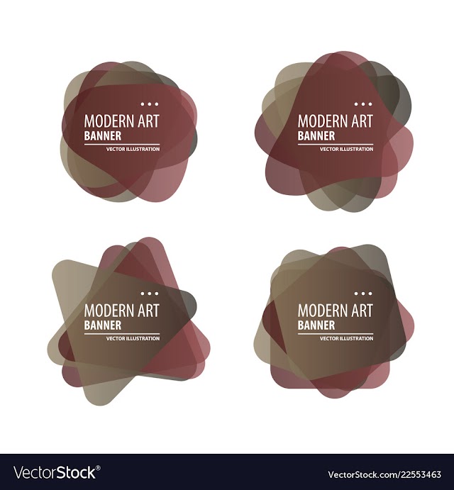 A minimalistic hipster colored frame design line vector image