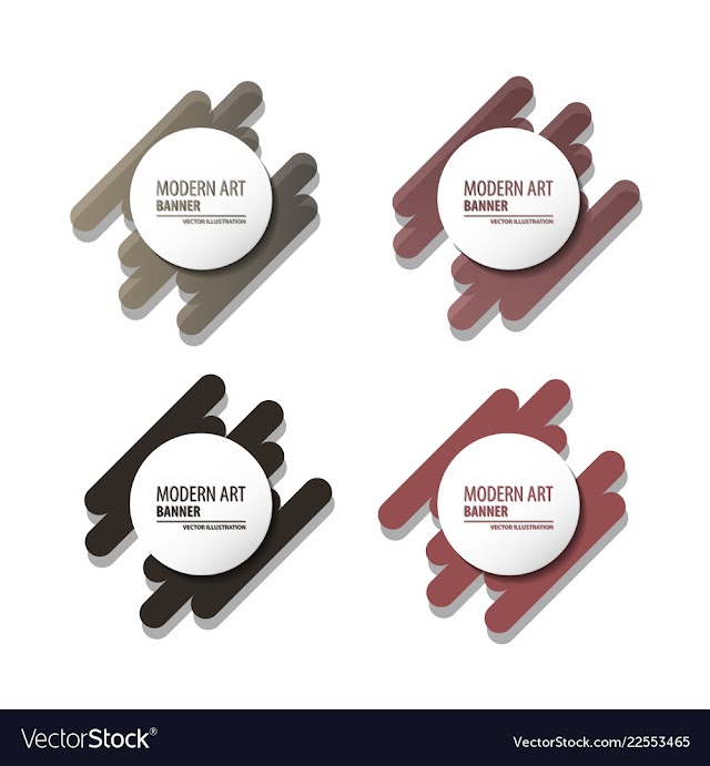 A minimalistic hipster colored frame design line vector image