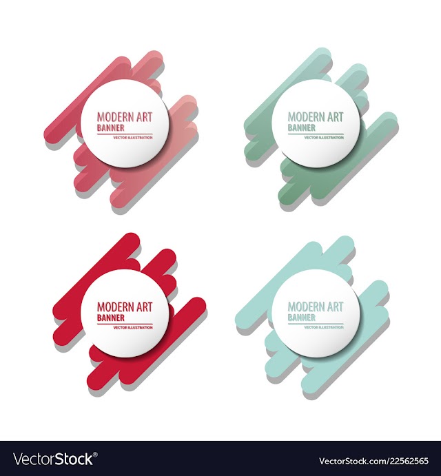 A minimalistic hipster colored frame design line vector image