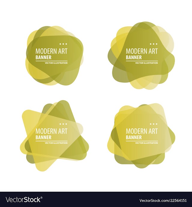 A minimalistic hipster colored frame design line vector image