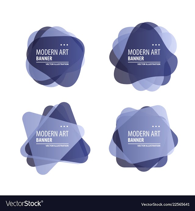 A minimalistic hipster colored frame design line vector image