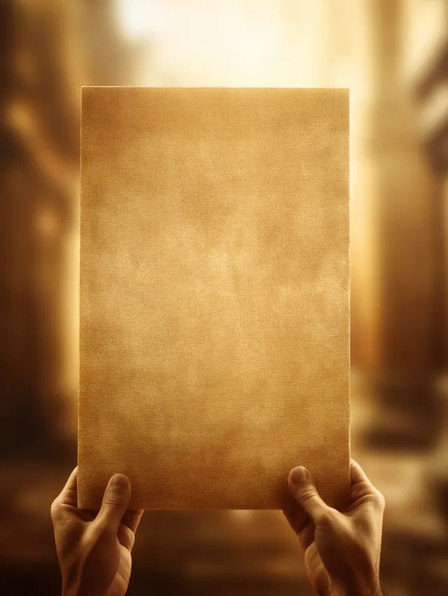 Ancient Egyptian-Style Blank Sign