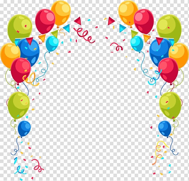 Assorted balloons illustration, Balloon Birthday, Color balloon decoration box transparent background PNG clipart