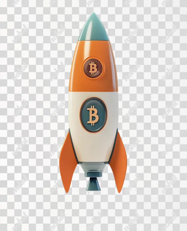 Bitcoin Rocket: A 3D Exploration of Cryptocurrency