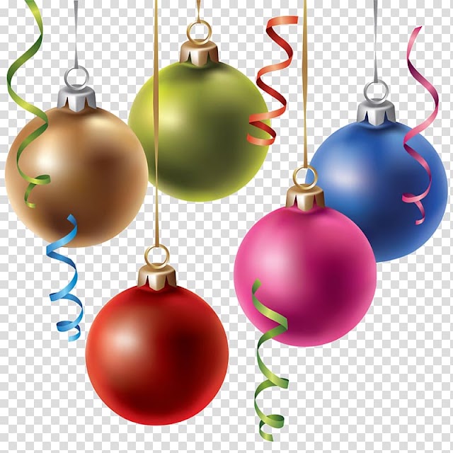 Christmas ornament Christmas decoration Public holidays in China, Colored Christmas balls transparent background PNG clipart