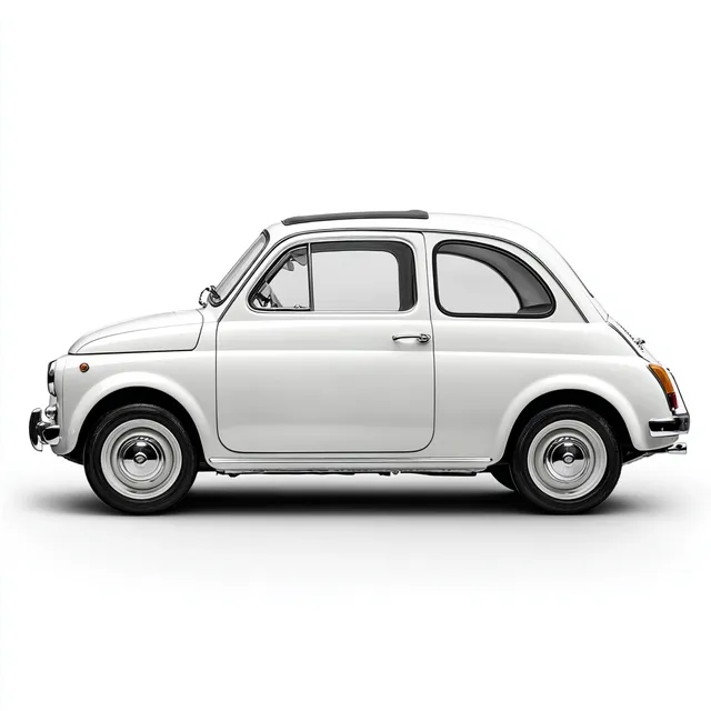 Classic Fiat 500 Side View