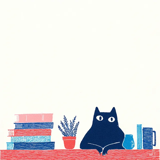 Curious Cat Among Books